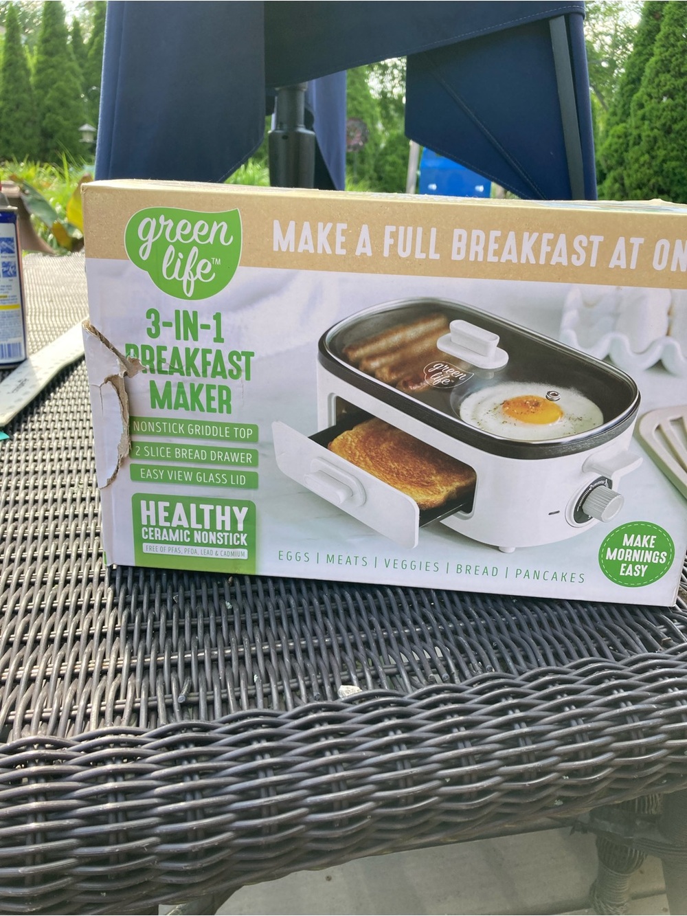 Greenlife 3-in-1 breakfast maker station